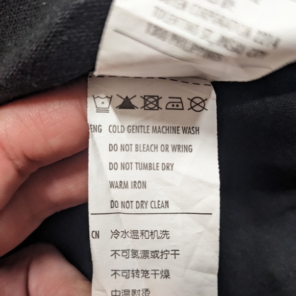 Cotton On Black Linen Blend Dress Spaghetti Strap - Picture 11 of 12